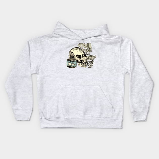 SKULL FUNK & DRAW Kids Hoodie by Jim Mahfood